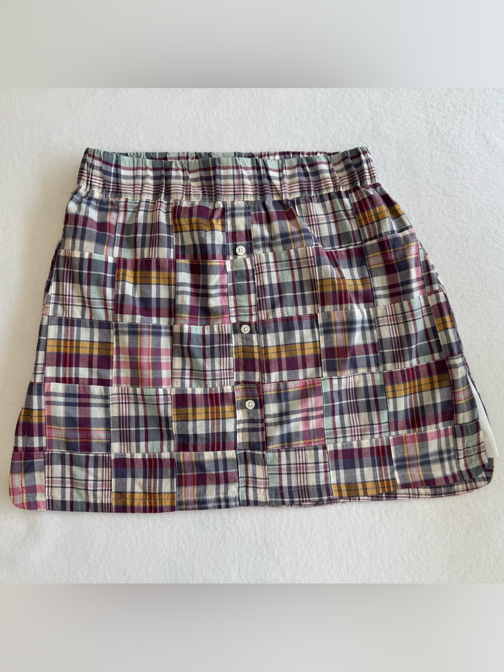 Tuckernuck Madras Mini Skirt Sz S EUC